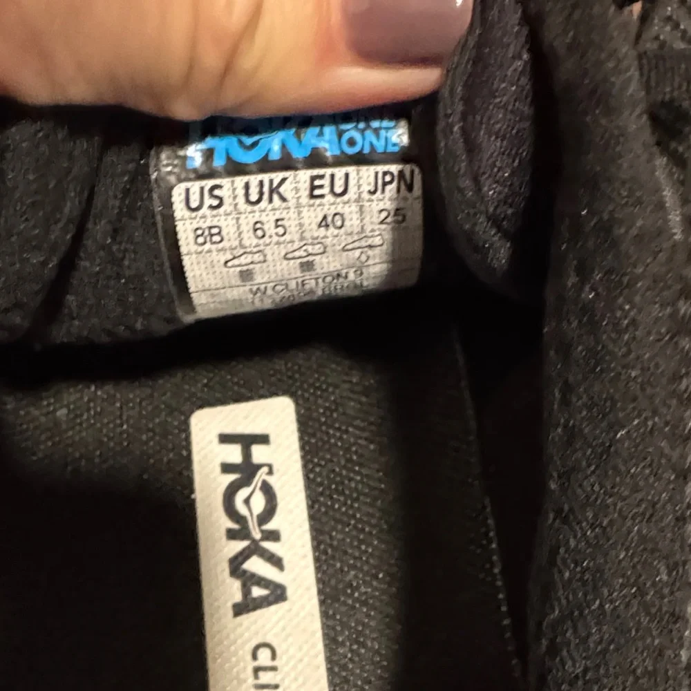 Hoka Clifton 9 Women’s 8 Black/Rose Gold - Picture 8 of 8